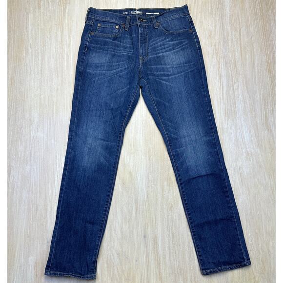 Urban Pipeline Blue Dark Wash Cotton Blend Casual Slim Denim Jeans Men's 32/30 - Picture 1 of 14